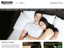 Tablet Screenshot of napure.com